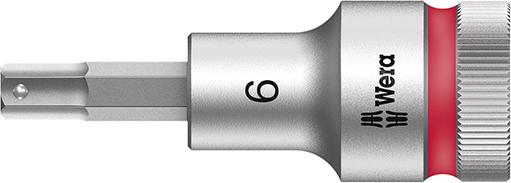 Produktbild Wera Schraubendrehereinsatz 1/2 Zoll Innensechskant mit Haltefunktion 6 x 60 mm
