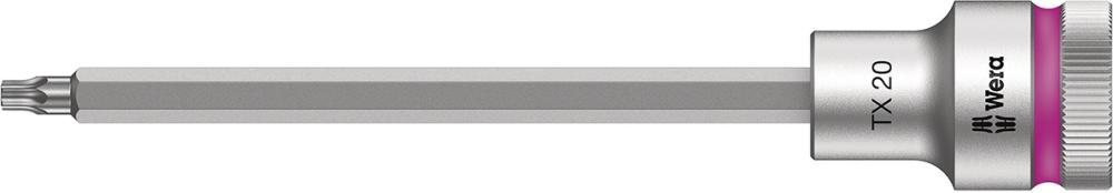 Produktbild Wera Schraubendrehereinsatz mit Haltefunktion 1/2 Zoll T20 HF x 140 mm