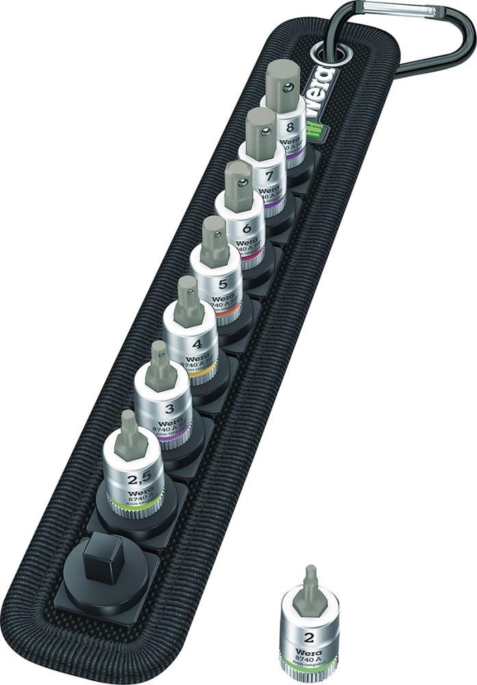 Produktbild Wera Schraubendrehereinsatz Satz 3/8 Zoll Innensechskant 3 bis 10 mm bild 5