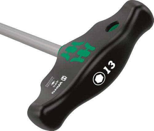 Produktbild Wera Schraubendreher 495 Steckschlüssel mit Quergriff sechskant 13,0 x 230 mm bild 3