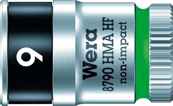 Produktbild Wera Steckschlüsseleinsatz 6 kant 1/4 Zoll 9 mm mit Haltefunktion