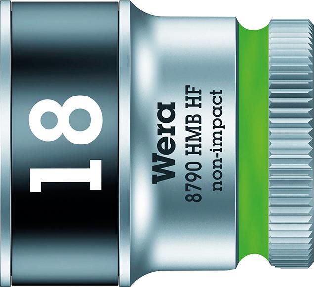 Produktbild Wera Steckschlüsseleinsatz Sechskant 3/8 Zoll 18 mm mit Haltefunktion