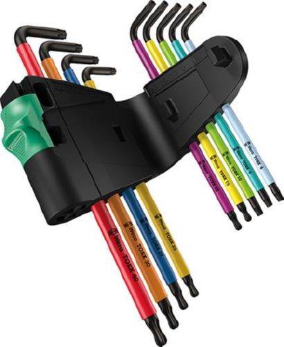 Produktbild Wera Winkelschraubendreher Satz Multicolor Torx mit Kugelkopf 9 Teile bild 7