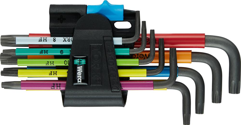 Produktbild Wera Winkelschraubendreher Satz Torx mit Haltefunktion Multicolor 9 Teile
