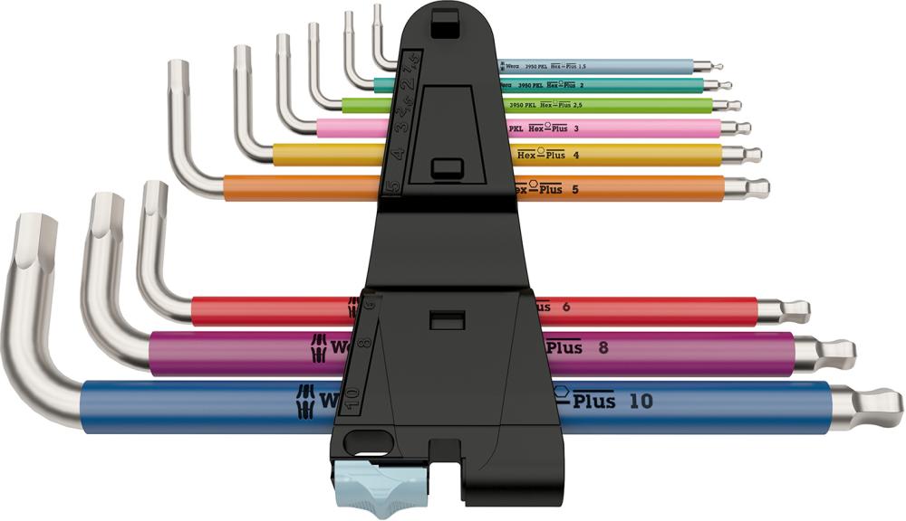 Produktbild Wera Winkelschraubendreher Satz sechskant Multicolor rostfrei 9 Teile bild 7