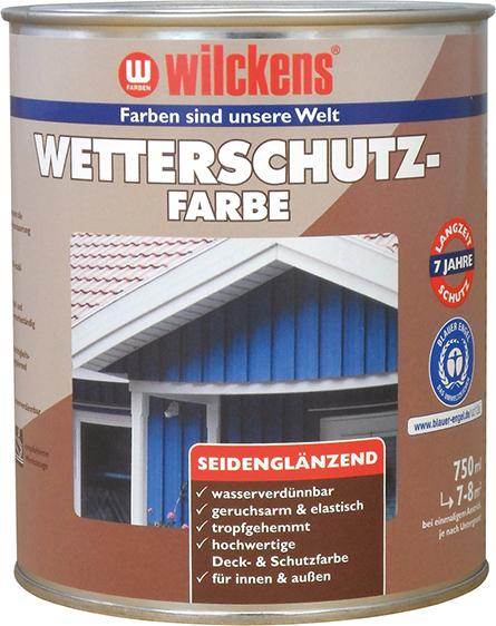 Produktbild Wilckens Wetterschutzfarbe 750 ml anthrazitgrau