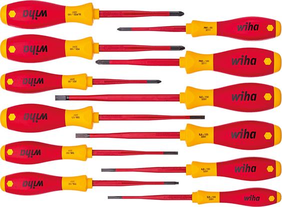 Produktbild Wiha Schraubendreher Satz 3201 K12 VDE slimFix 12 Teile