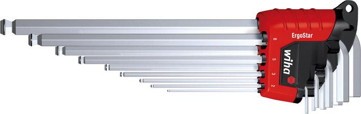 Produktbild Wiha Winkelschraubendreher Satz 369RH9 mit Kugelkopf 9 Teile