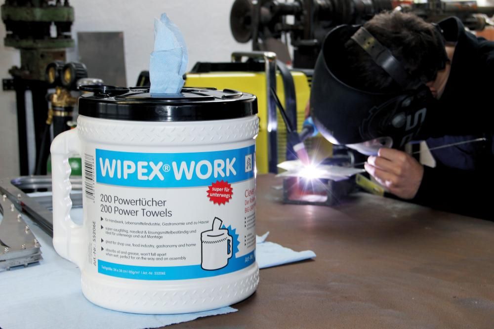 Produktbild Wipex Wischtuchspender Work Big Grip Dispenser inklusive Rolle mit 200 Blatt bild 2