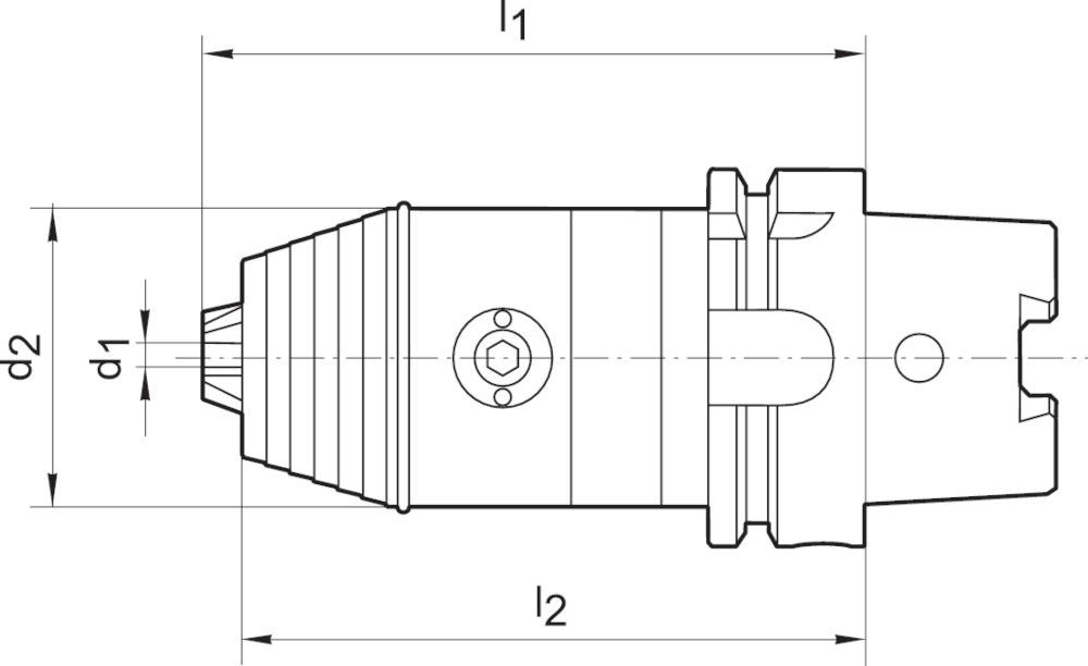 Produktbild WTE Präzisions Bohrfutter DIN69893A Innenkühlung 2,5 bis 16 HSK-A 63 bild 6