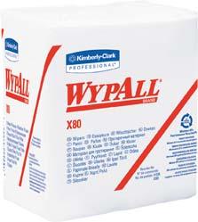 Produktbild Kimberly-Clark Wypall X80 Wischtücher 31,5 x 33 weiß bild 2