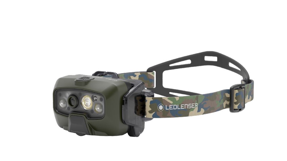 Produktbild Ledlenser Aufladbare Stirnlampe mit Digitalfokus und RGB Licht 1600 Lumen