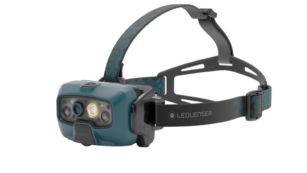 Produktbild Ledlenser Aufladbare Stirnlampe mit Digitalfokus und rotem Frontlicht 1600 Lumen IP68