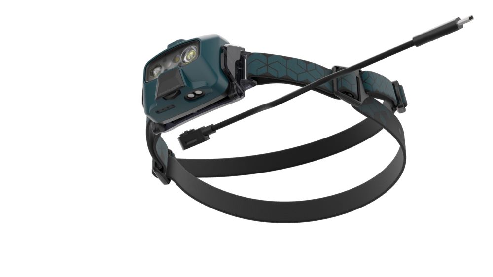 Produktbild Schlanke, aufladbare Stirnlampe mit Digitalfokus und rotem Frontlicht bild 3