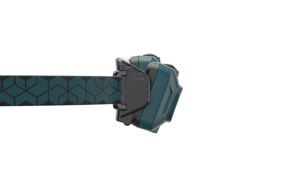 Produktbild Schlanke, wiederaufladbare Stirnlampe mit drei Helligkeitsstufen und rotem Front bild 2