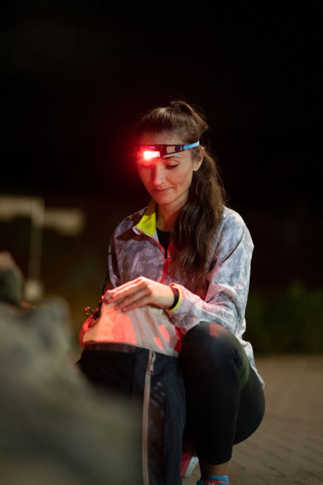 Produktbild Ledlenser Kopflampe NEO1R Laufsport Stirnlampe blau bild 4