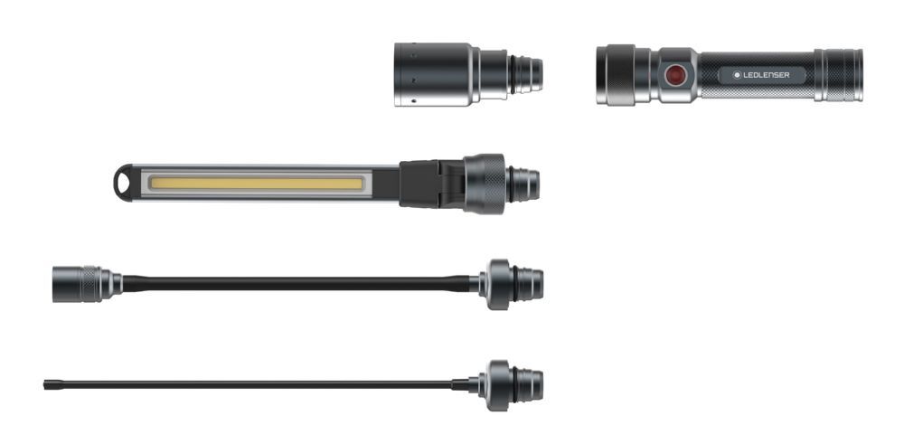 Produktbild Ledlenser Aufladbares Arbeitsleuchten Set Taschenleuchte 4 Stück bild 4