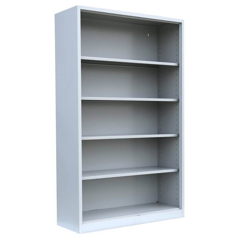 Produktbild Lüllmann Aktenregal mit 4 Fachböden 1950 x 1200 x 422 mm in lichtgrau