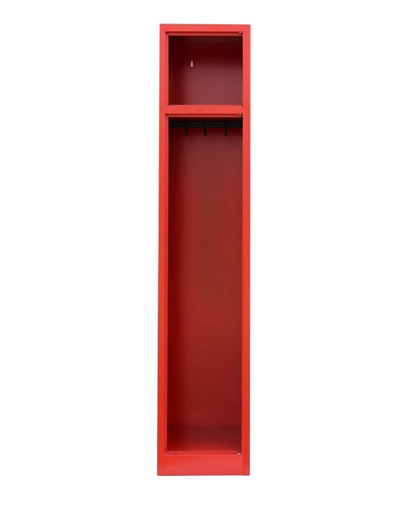 Produktbild Lüllmann Feuerwehrschrank 1 Abteil 1800 x 315 x 500 mm in feuerrot bild 1