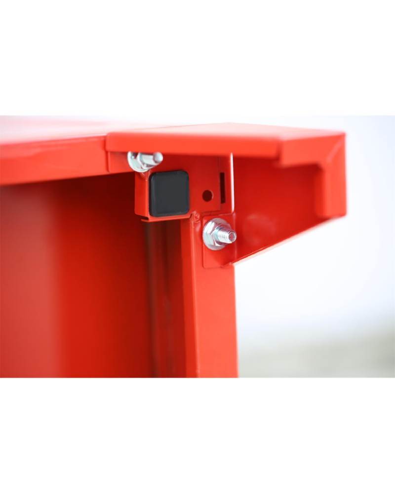 Produktbild Lüllmann Feuerwehrschrank 1 Abteil 1800 x 315 x 500 mm in feuerrot bild 3