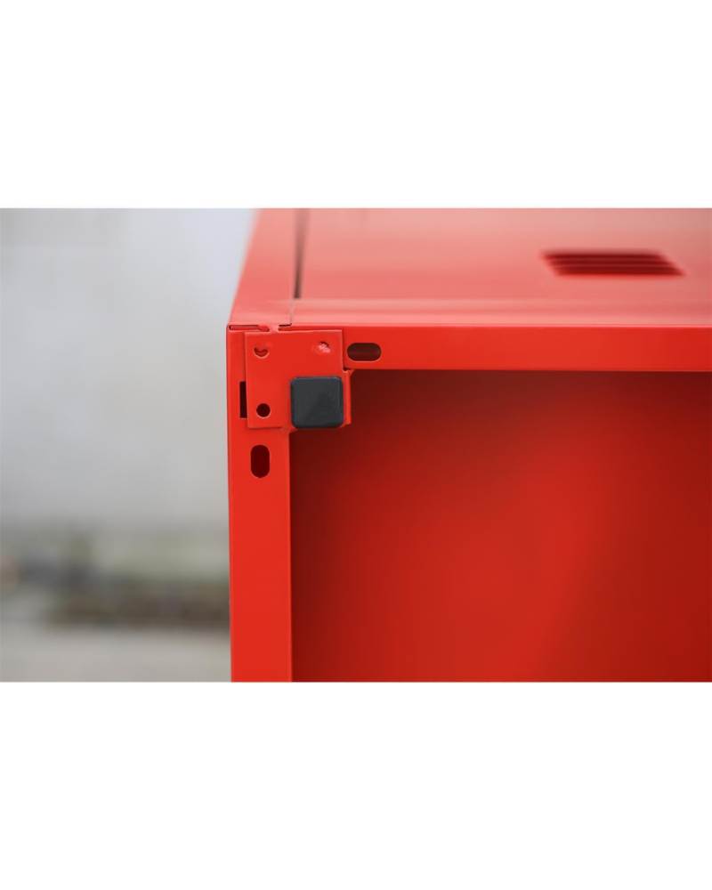 Produktbild Lüllmann Feuerwehrschrank 3 Abteile 1800 x 885 x 500 mm in feuerrot bild 6