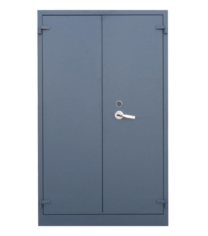 Produktbild Lüllmann Flügeltürenschrank feuergeschützt 5 OH 1950 x 1200 x 550 mm anthrazit