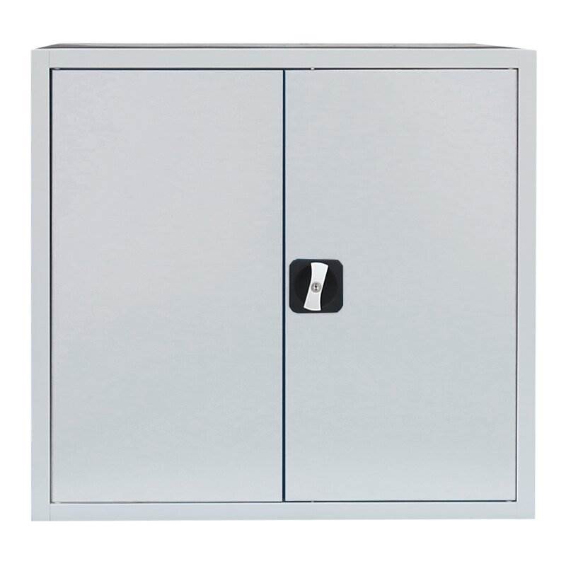 Produktbild Lüllmann Flügeltürenschrank mit 1 Fachboden 750 x 800 x 383 mm in lichtgrau bild 2