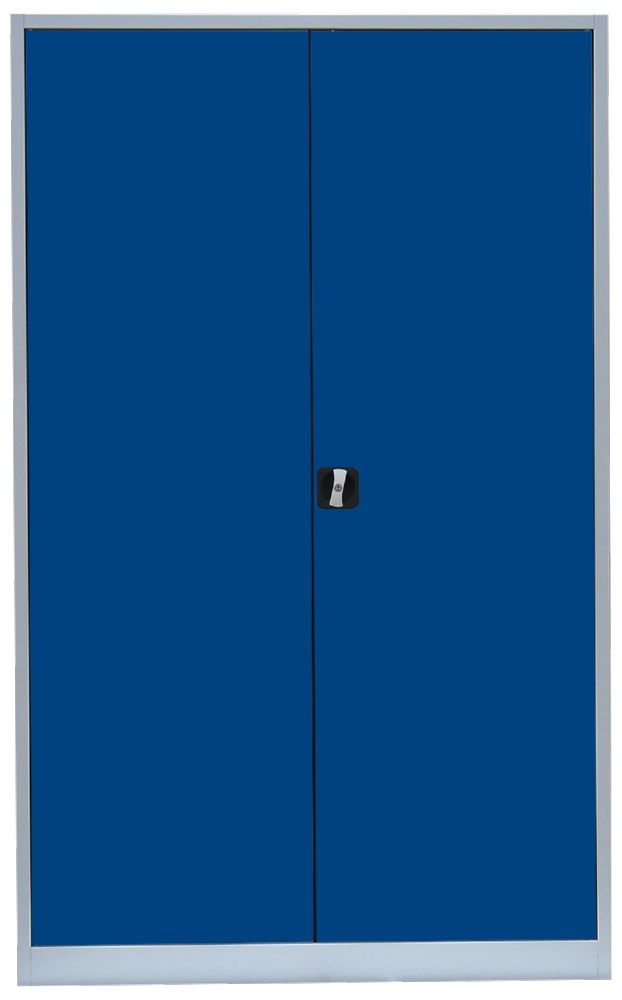 Produktbild Lüllmann Flügeltürenschrank 5 OH 1950 x 1200 x 422 mm lichtgrau enzianblau bild 7