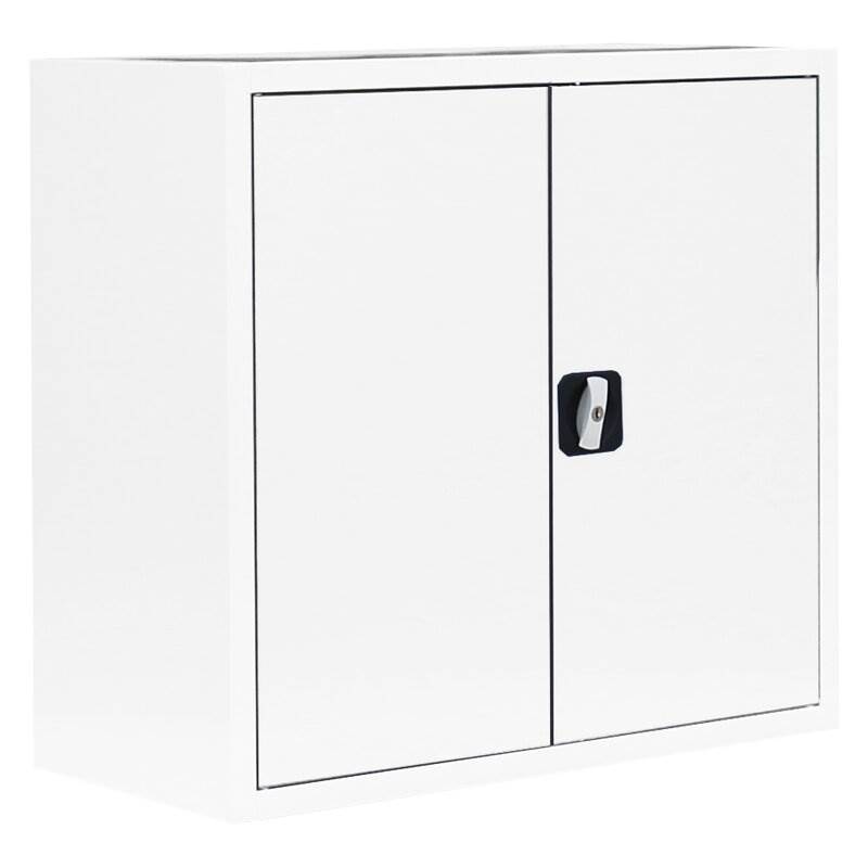 Produktbild Lüllmann Flügeltürenschrank mit 1 Fachboden 750 x 800 x 383 mm in signalweiß