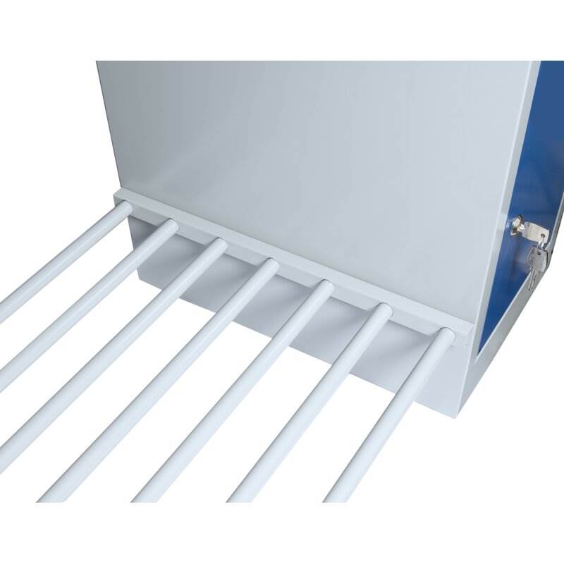 Produktbild Lüllmann Garderobe 2 Abteile links 2 Abteile rechts je 5 Fächer 1800 x 2400 x 500 mm bild 3