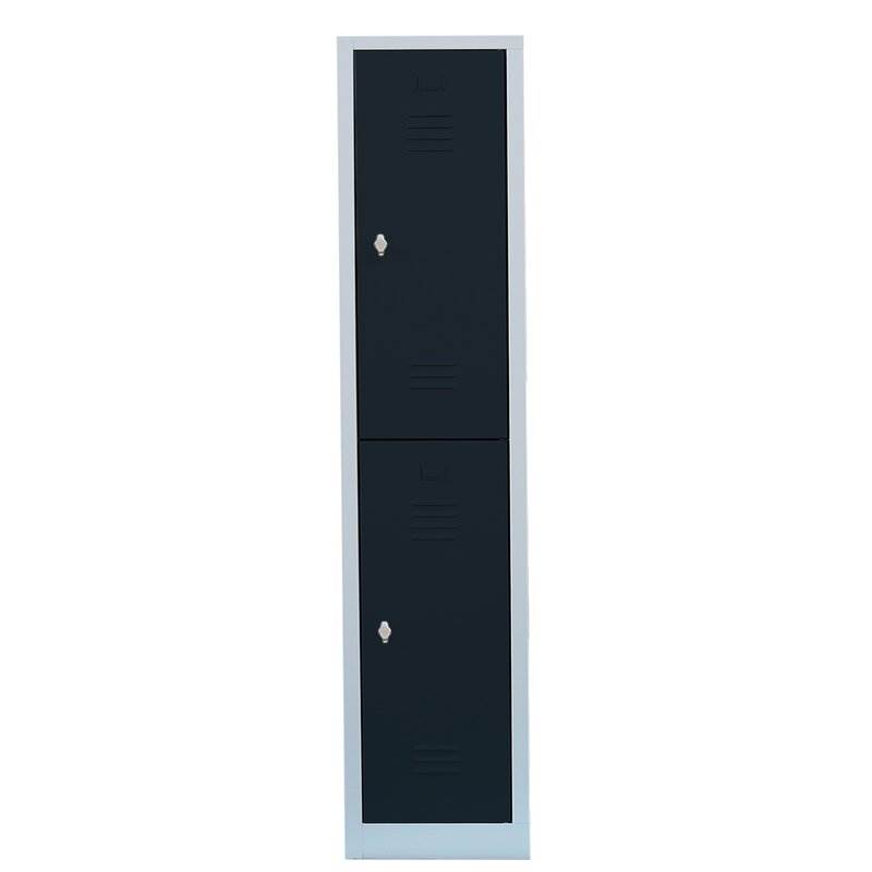Produktbild Lüllmann Garderobenschrank 1 Abteil doppelstöckig 1800 x 415 x 500 mm bild 2
