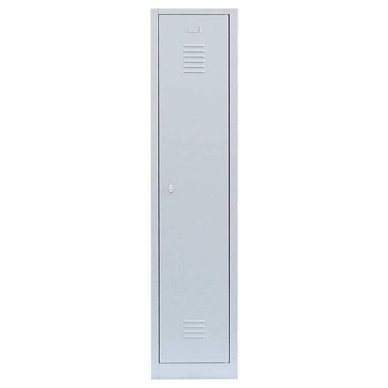 Produktbild Lüllmann Garderobenschrank 1 Abteil 1800 x 415 x 500 mm RAL 7035 lichtgrau bild 2