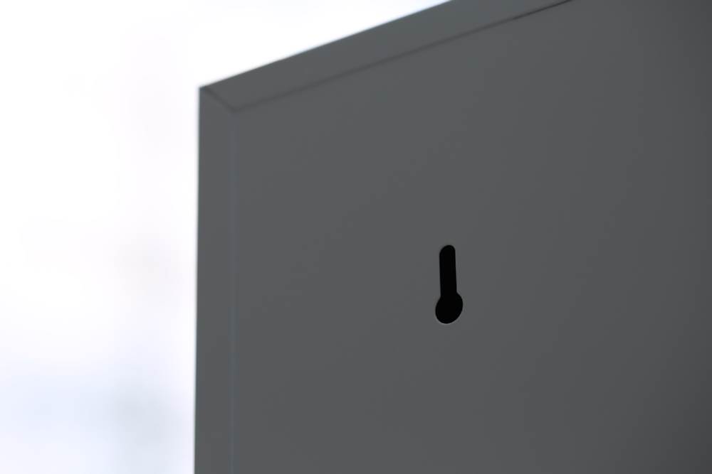 Produktbild Lüllmann Garderobenschrank 2 Abteile 1800 x 600 x 500 mm lichtgrau mit anthrazit bild 6