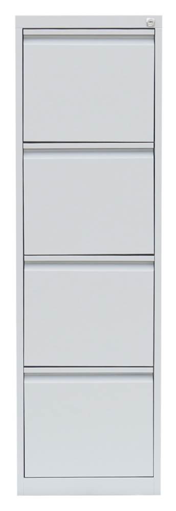 Produktbild Lüllmann Hängeregistraturschrank 4 Schubladen einbahnig 1320 x 400 x 620 mm lichtgrau bild 2