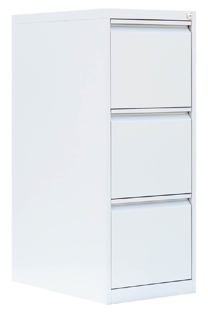 Produktbild Lüllmann Hängeregistraturschrank 3 Schubladen einbahnig 1010 x 400 x 620 mm signalweiß bild 1