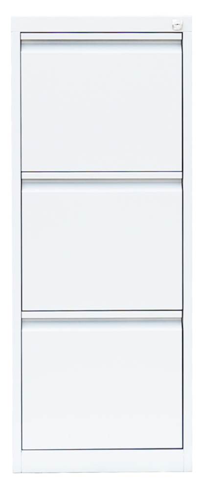 Produktbild Lüllmann Hängeregistraturschrank 3 Schubladen einbahnig 1010 x 400 x 620 mm signalweiß bild 2