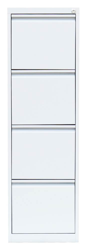 Produktbild Lüllmann Hängeregistraturschrank 4 Schubladen einbahnig 1320 x 400 x 620 mm signalweiß bild 2