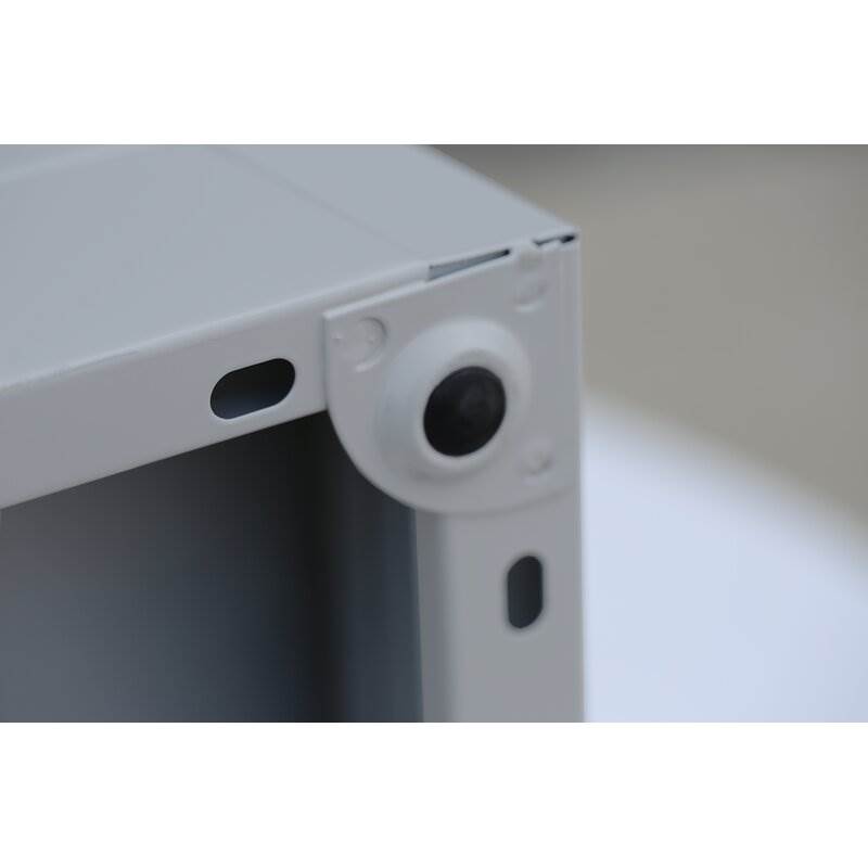 Produktbild Lüllmann Mehrzweckspind 2 Abteile 1800 x 800 x 500 mm RAL 7035 lichtgrau bild 6