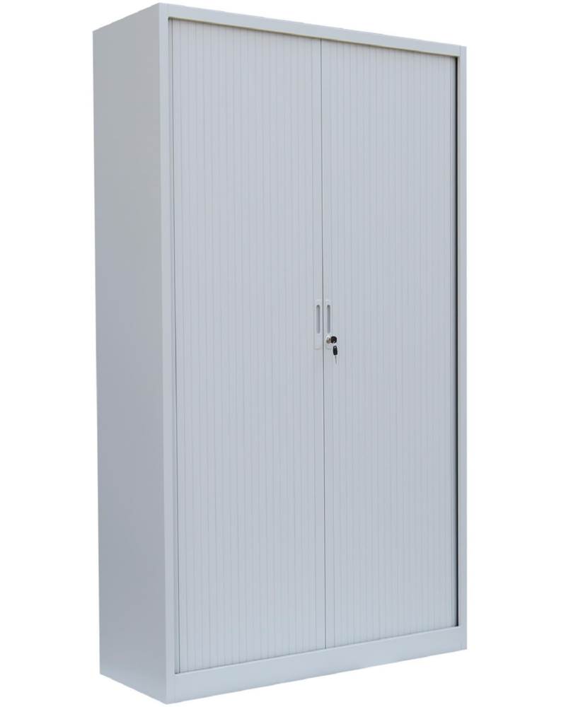 Produktbild Lüllmann Rollladenschrank mit 4 Fachböden 1950 x 1000 x 457 mm in lichtgrau