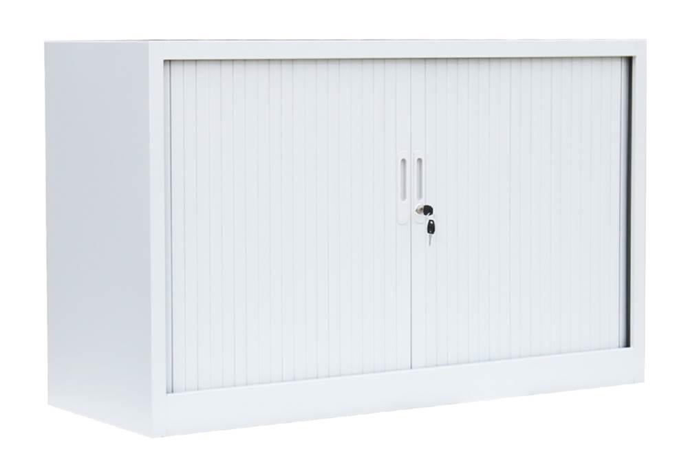 Produktbild Lüllmann Rollladenschrank mit 1 Fachboden 750 x 1200 x 457 mm in signalweiß