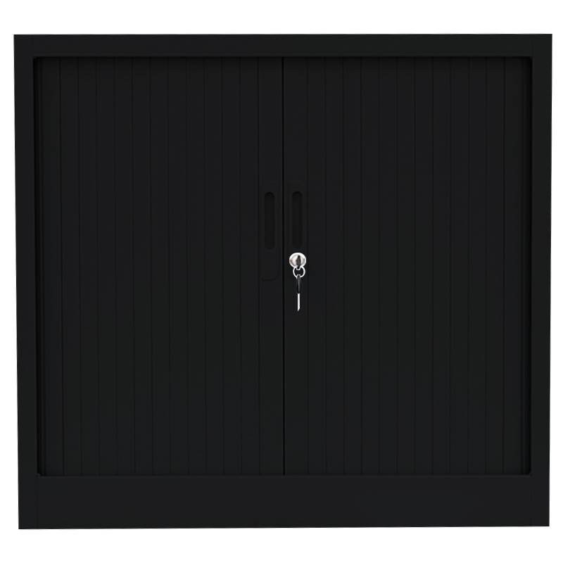 Produktbild Lüllmann Rollladenschrank mit 1 Fachboden 750 x 800 x 457 mm in tief schwarz bild 2
