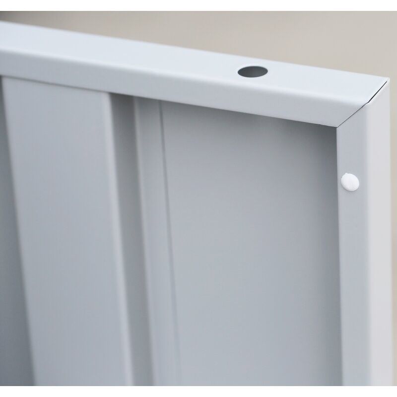 Produktbild Lüllmann XL Schließfachschrank 10 Fächer 1900 x 800 x 450 mm lichtgrau bild 6