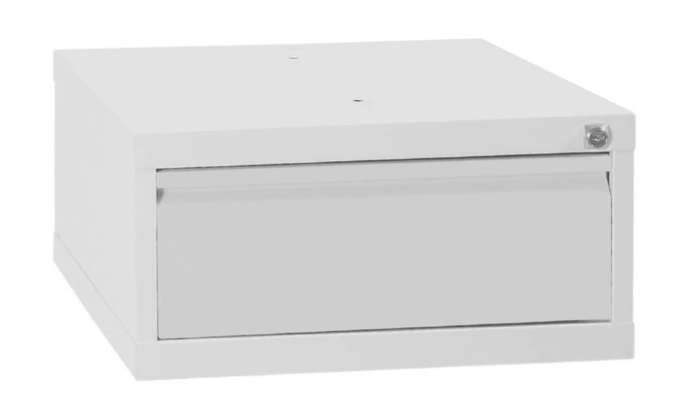 Produktbild Lüllmann Schubladenmodul 1 Schublade 230 x 460 x 550 mm in lichtgrau