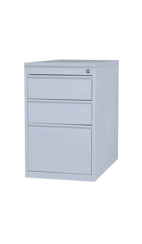 Produktbild Lüllmann Standcontainer 3 Schubladen 750 x 460 x 790 mm lichtgrau bild 2