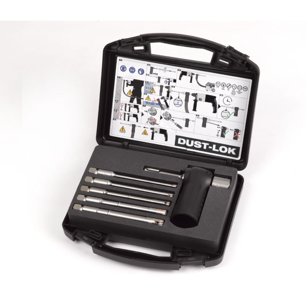 Produktbild Milwaukee Elektrowerkzeuge Absaugbohrer 6 teilig SDS Plus DUST LOK Set bild 2