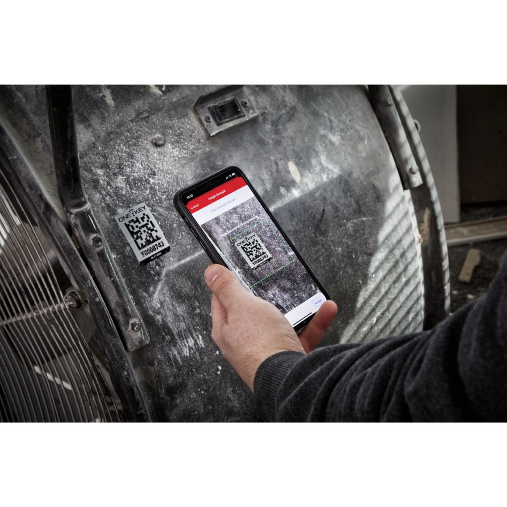 Produktbild Milwaukee Elektrowerkzeuge AIDTLM QR Code Sticker Metall 25 Stück groß bild 2