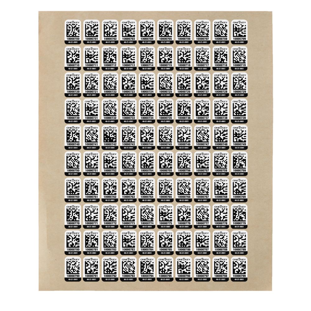 Produktbild Milwaukee Elektrowerkzeuge AIDTSP QR Code Sticker Plastik 200 Stück klein bild 5