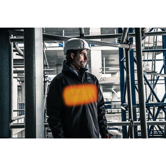 Produktbild Akku Heiz Jacke Herren schwarz M12 HJBL6-0 (XXXL) 12 V ohne Akku und Ladegerät bild 7