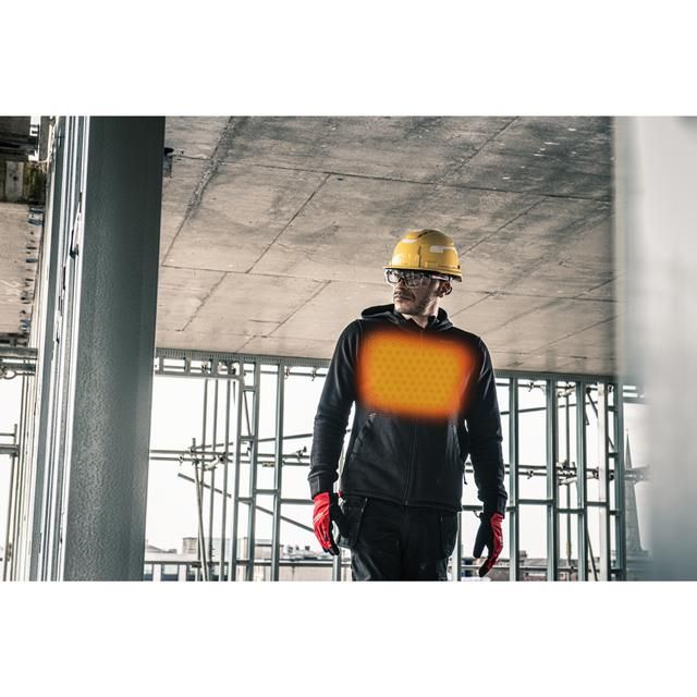 Produktbild M12 HHBL5-0 (M) 12 V Akku-Heiz-Kapuzenpullover Herren schwarz, ohne Akku u. Lade bild 2