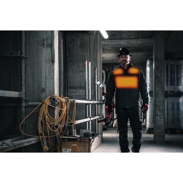 Produktbild M12 HPJBL3-0 (XL) 12 V Akku-Heiz-Steppjacke Herren schwarz Größe XL  bild 4